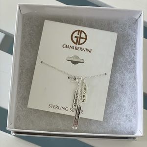NWT New Giani Bernini Sterling Silver Necklace